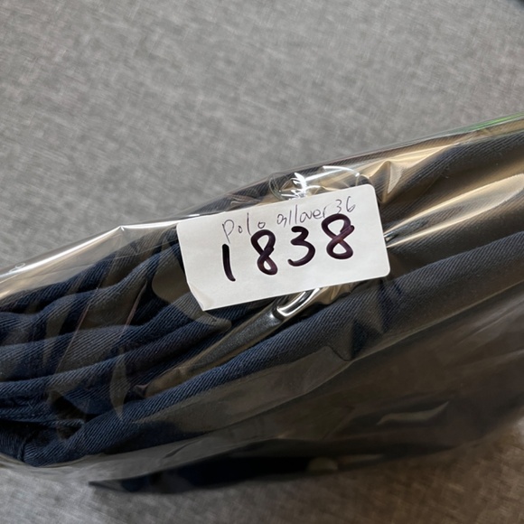 Polo Ralph Lauren Embroidered Allover Bulldog Skull Slim Chino Pants - Men's 36 - Picture 12 of 12